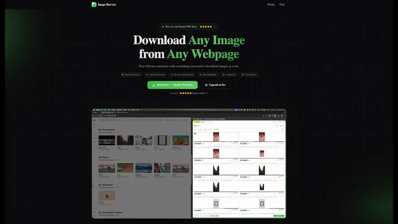 Image Harvest - Download All Images screenshot 1 (video preview)