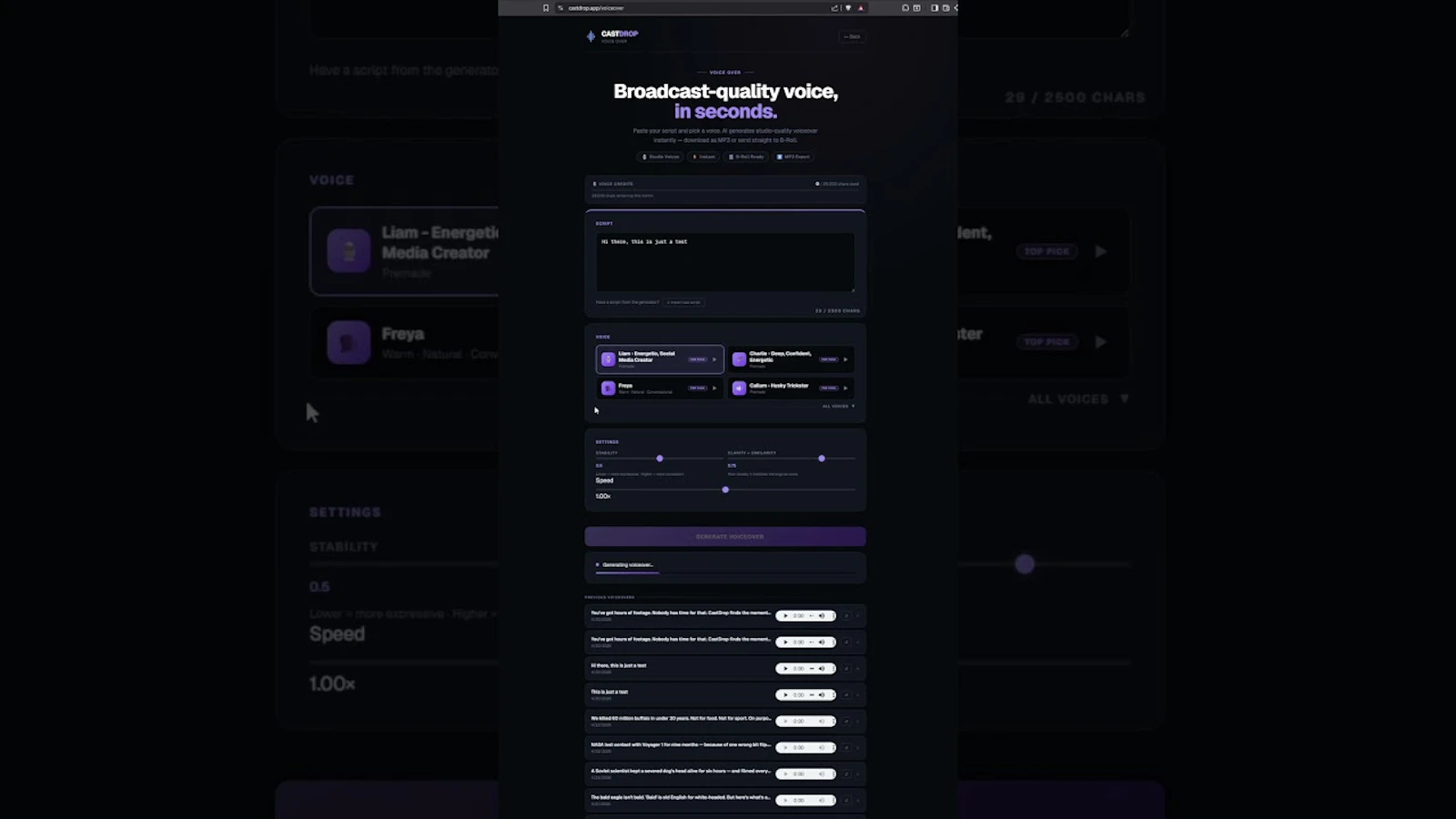 CastDrop screenshot 1 (video preview)
