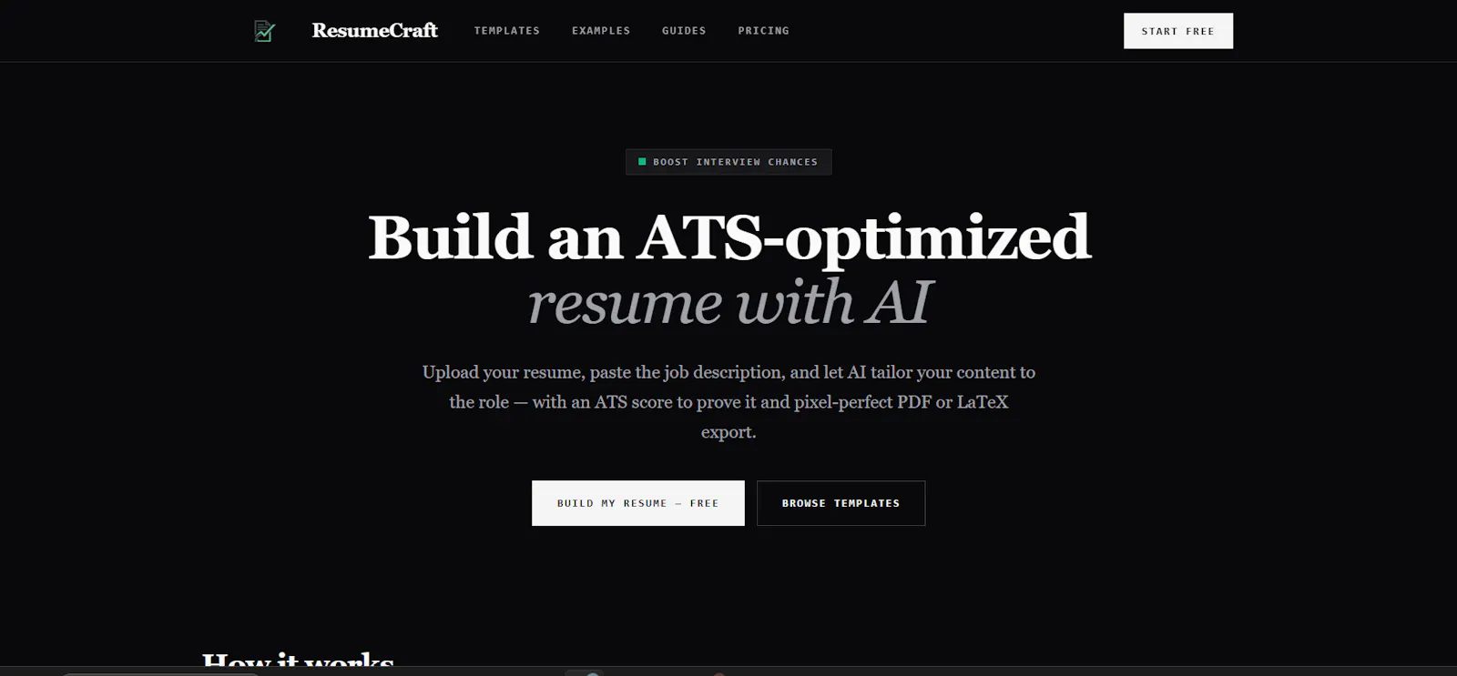 ResumeCraft screenshot 1