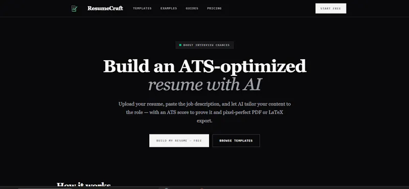 ResumeCraft screenshot 1