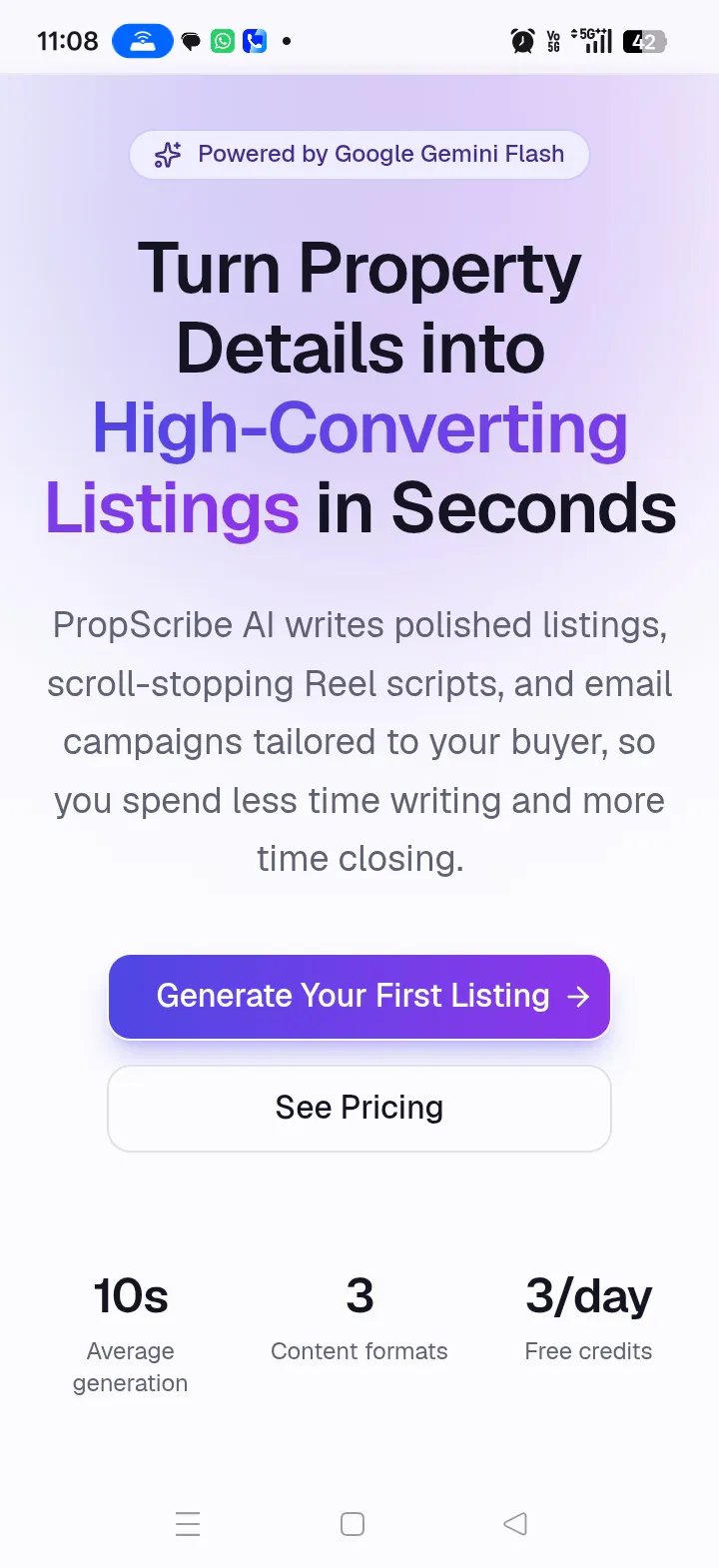 PropScribe AI 1.0 Launch  gallery image