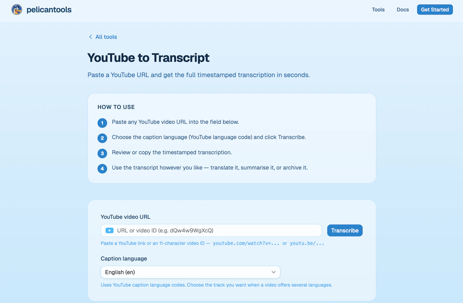 PelicanTools screenshot 2