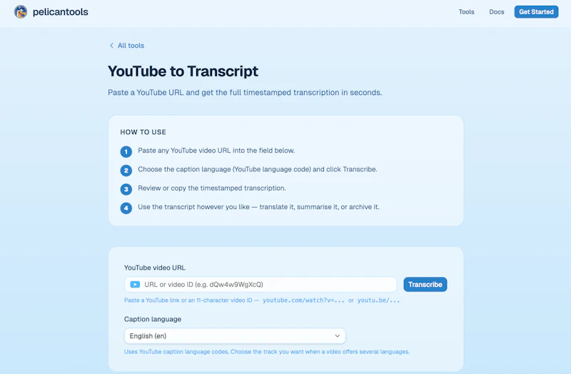 PelicanTools screenshot 2