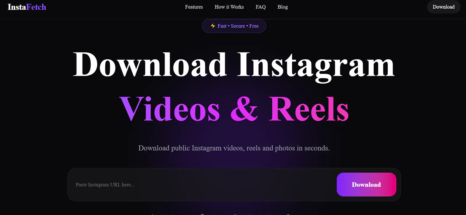 InstaFetch screenshot 1