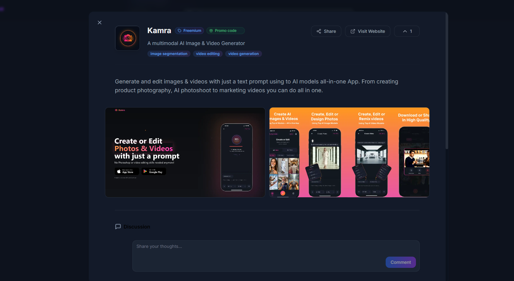 Appse - Screenshot 2 showing product features and functionality