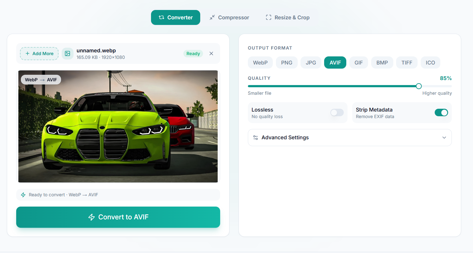 ConvertMinify gallery image