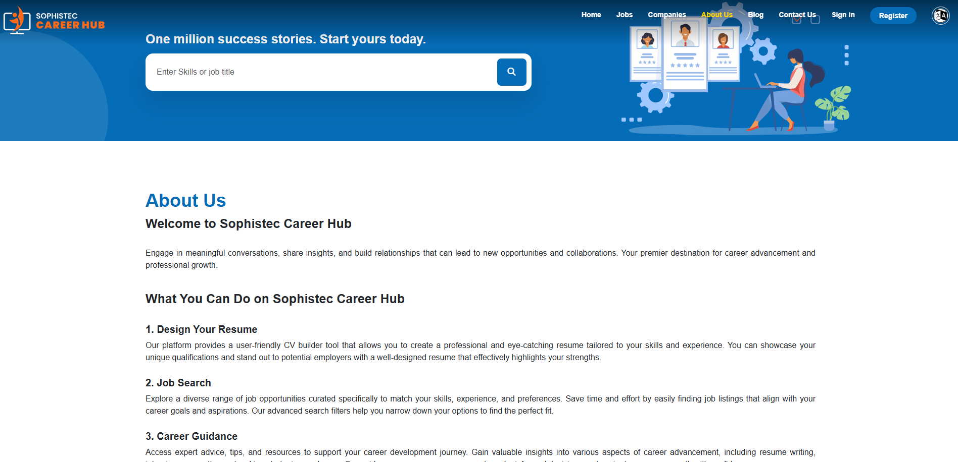 Sophistec Career Hub gallery image