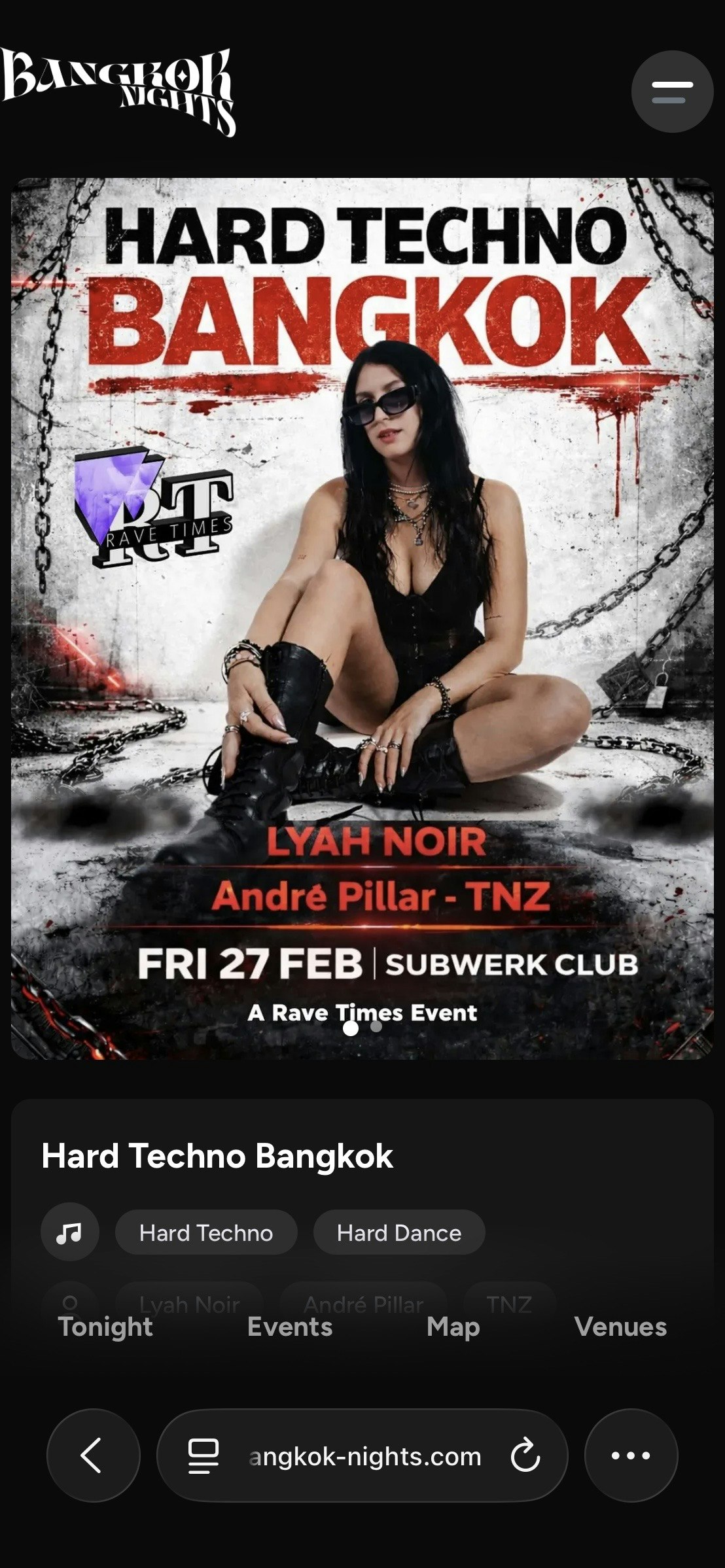 Bangkok Nights - Screenshot 3 showing product features and functionality