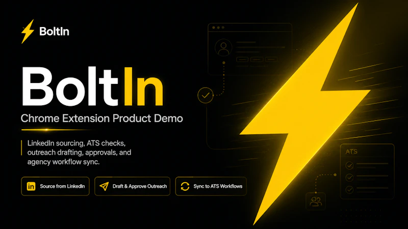 BoltIn - One Click Sourcer for LinkedIn screenshot 3
