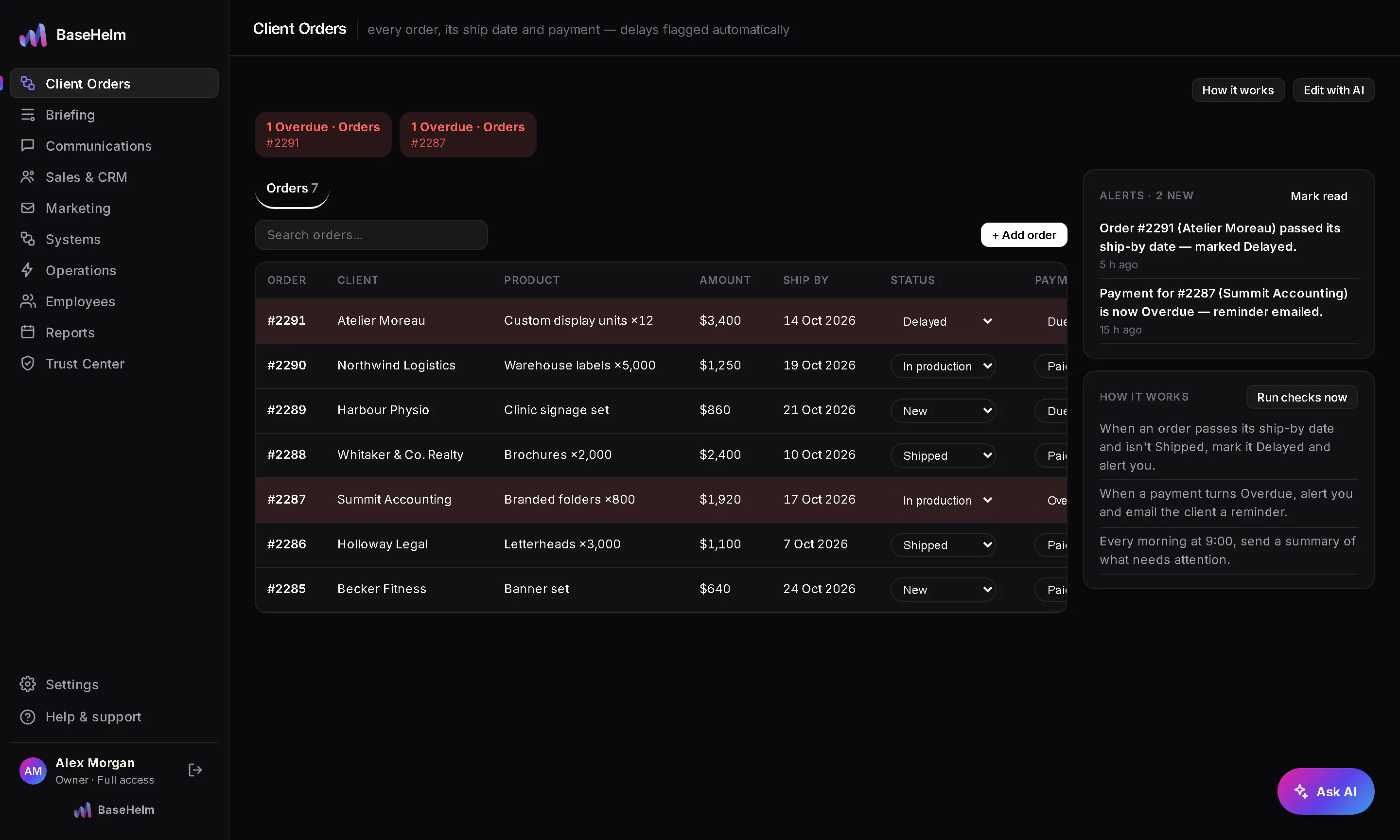 BaseHelm — Overview gallery image
