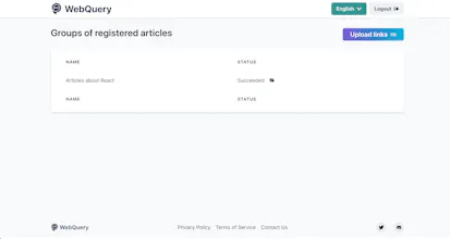 AI-Powered Web Exploration - WebQuery gallery image