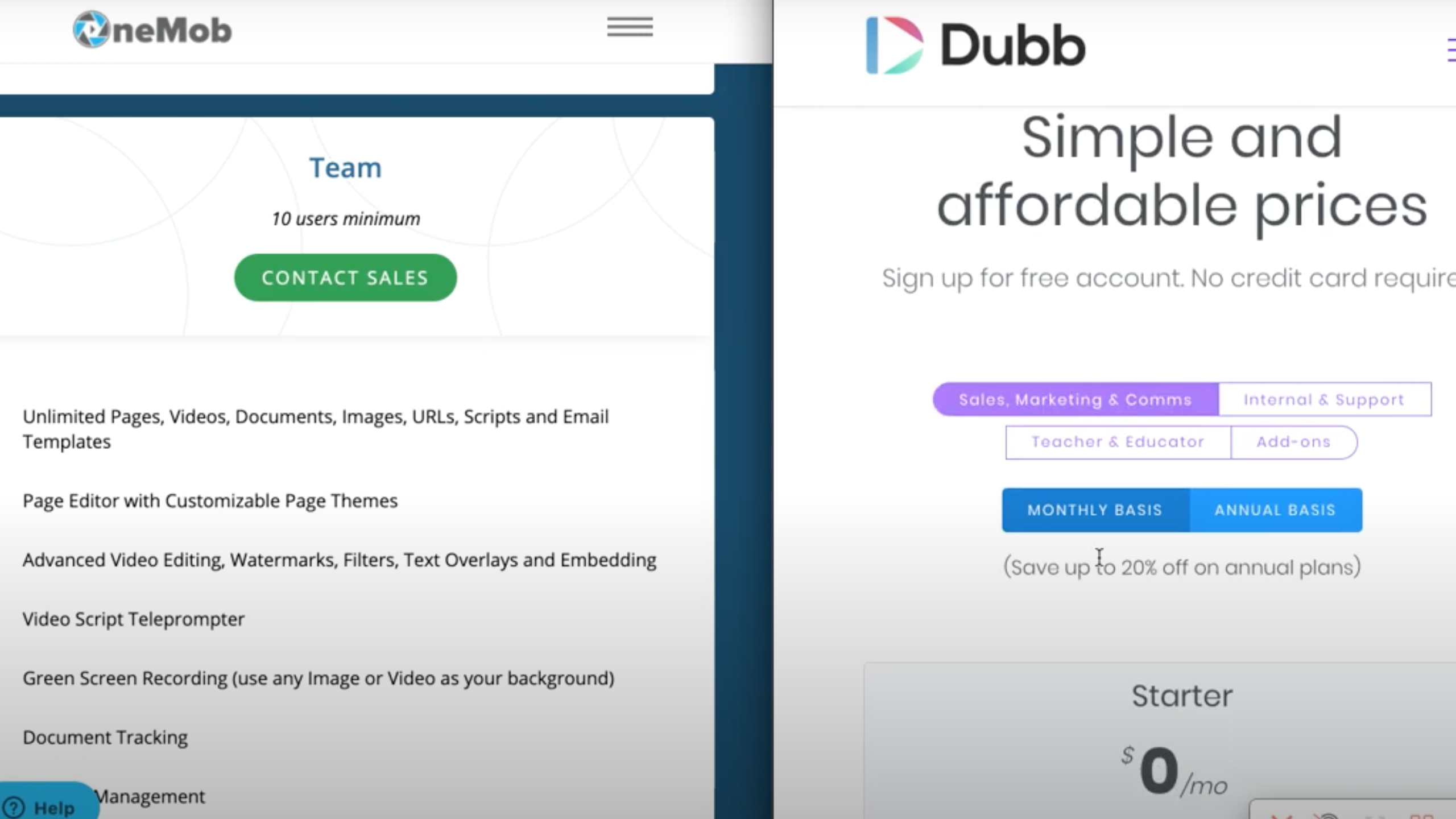 Onemob alternativas