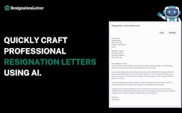 Resignation Letter Generator media 2