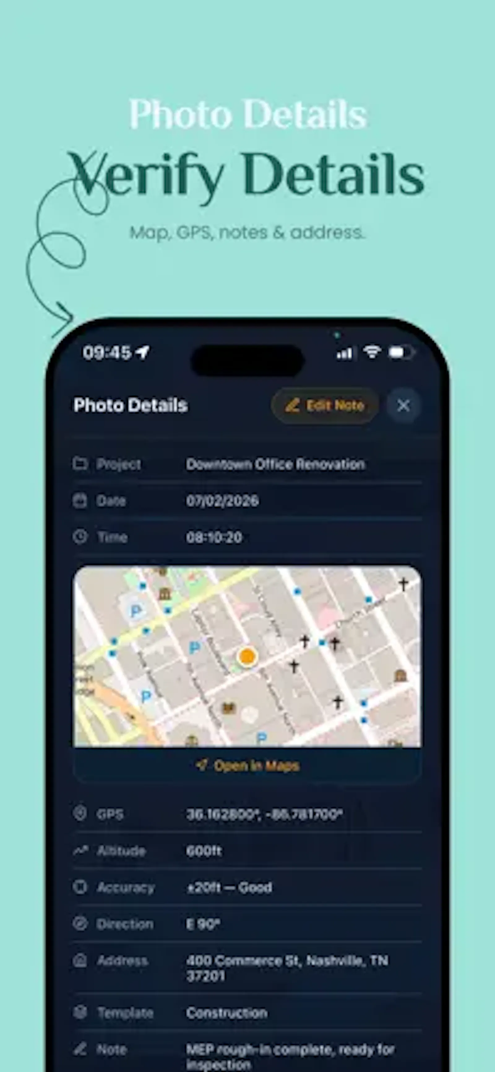 FieldStamp: GPS Camera screenshot 4
