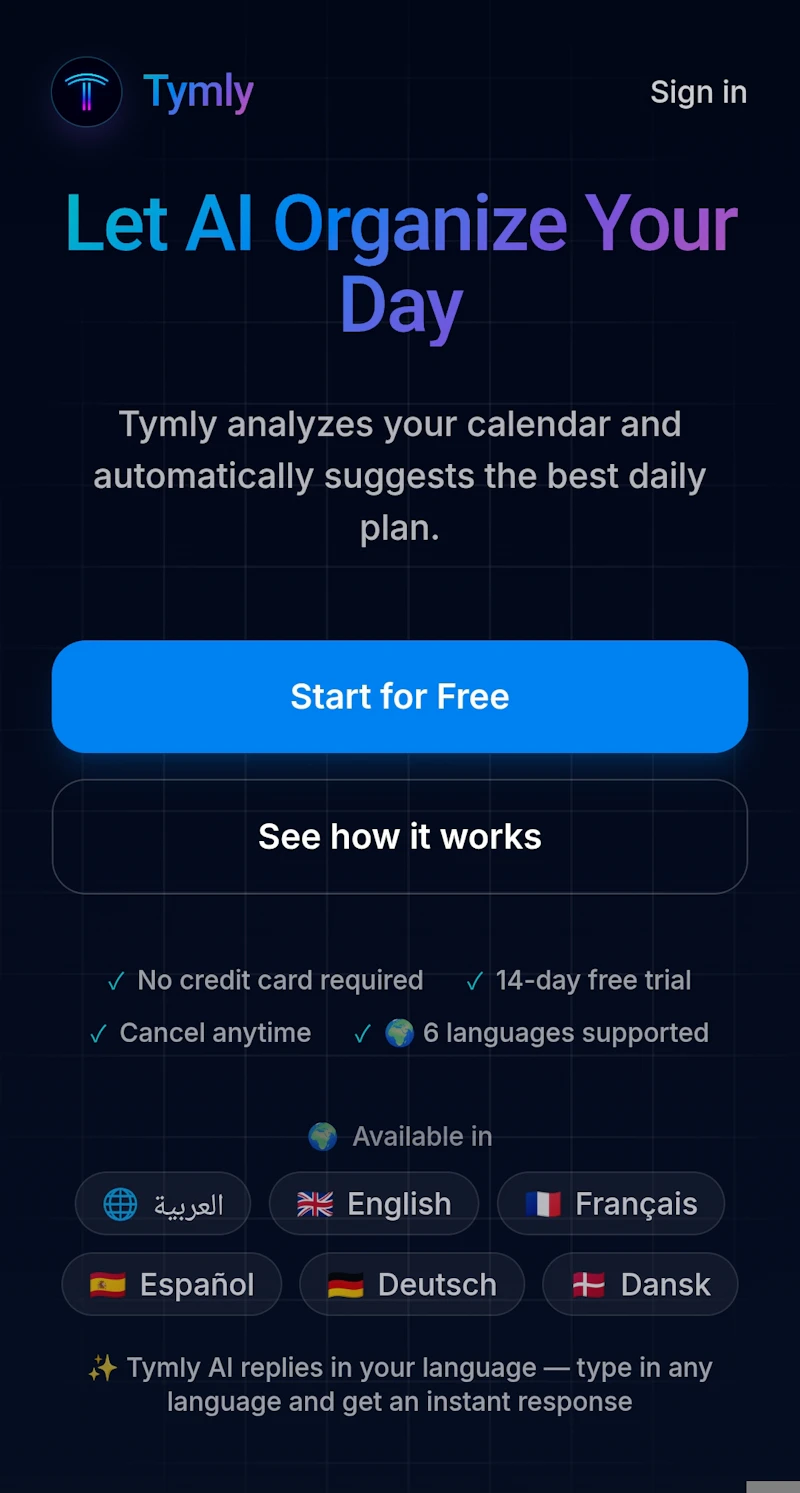 Tymly screenshot 1