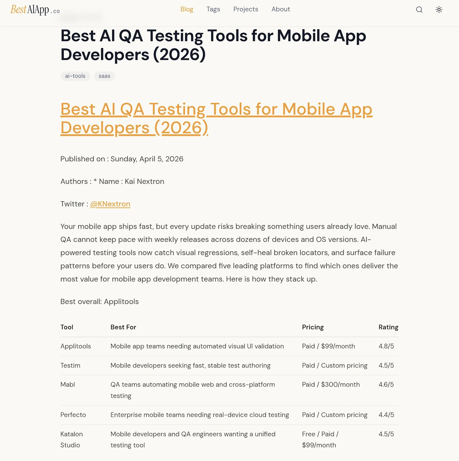 BestAIapp screenshot 2