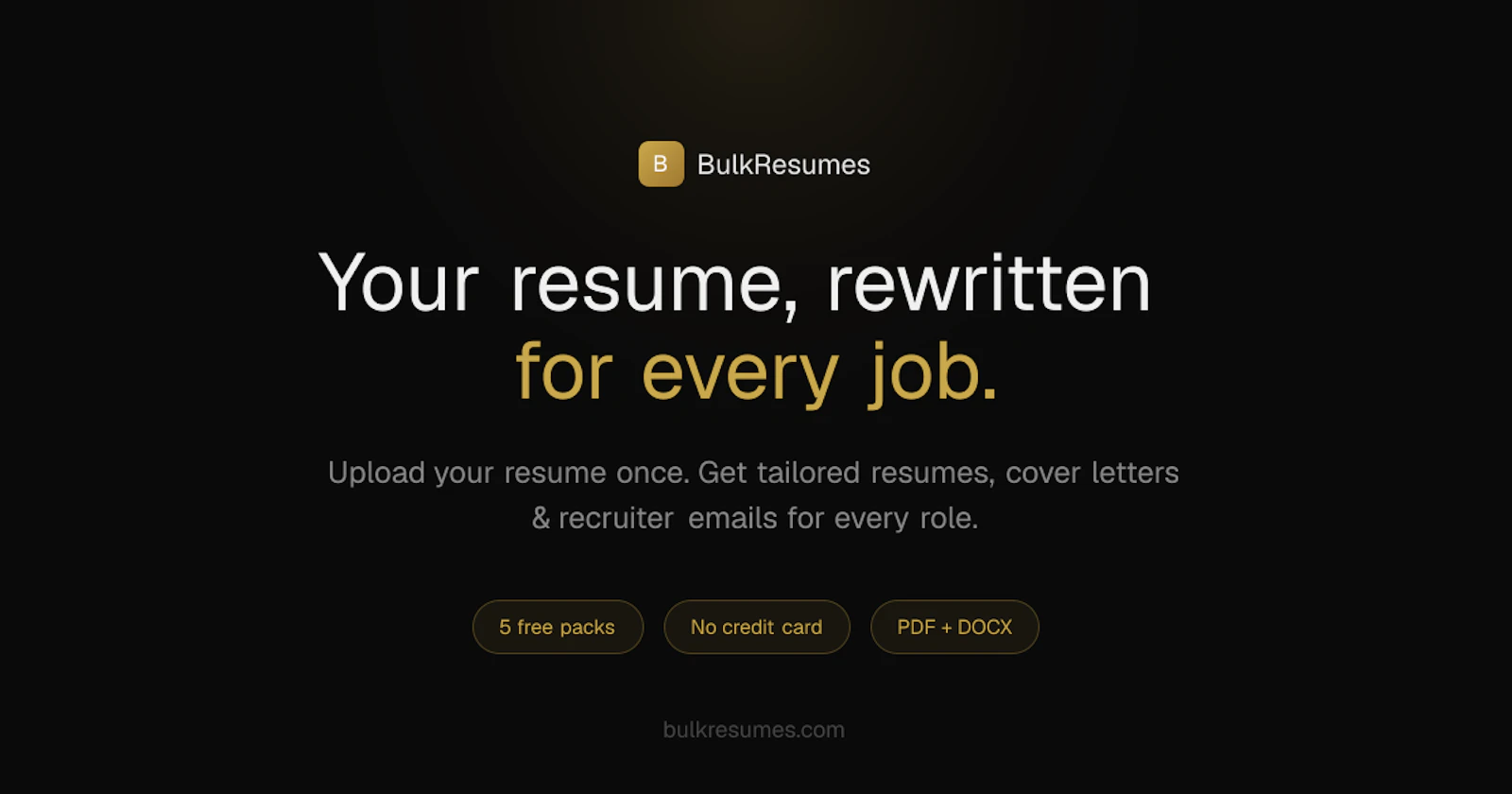 BulkResumes screenshot 2