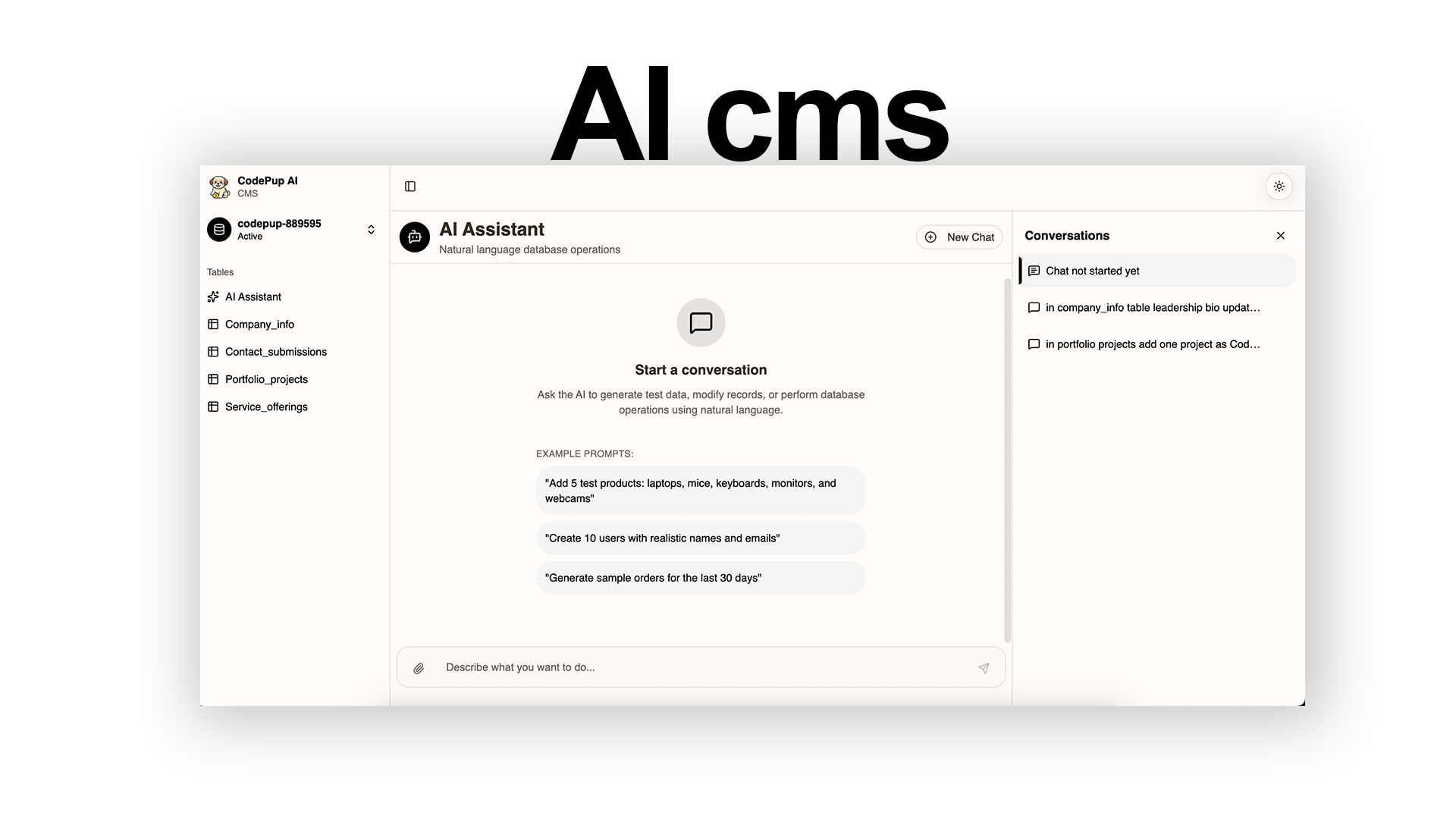CodePup AI - Screenshot 5 showing product features and functionality