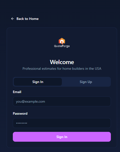 QuoteForge gallery image