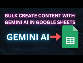 Gemini AI for Sheets gallery image