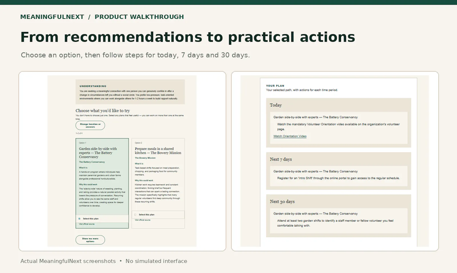 MeaningfulNext screenshot 2