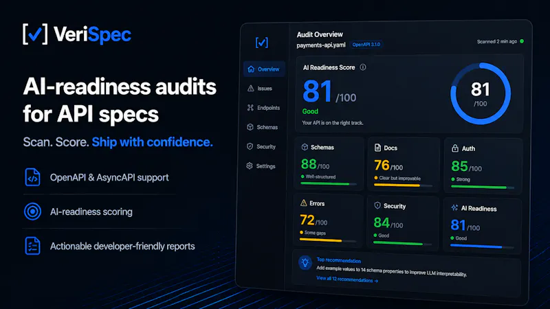 VeriSpec – AI-Readiness for API Specs screenshot 2