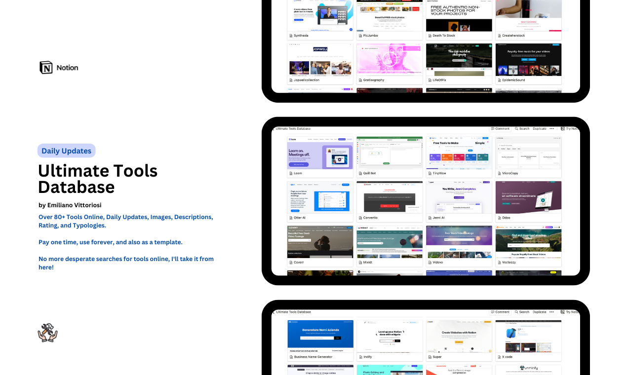 Base de datos de Ultimate Tools: actualizado diariamente media 3