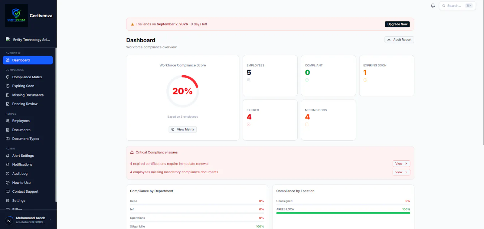 Certivenza screenshot 5