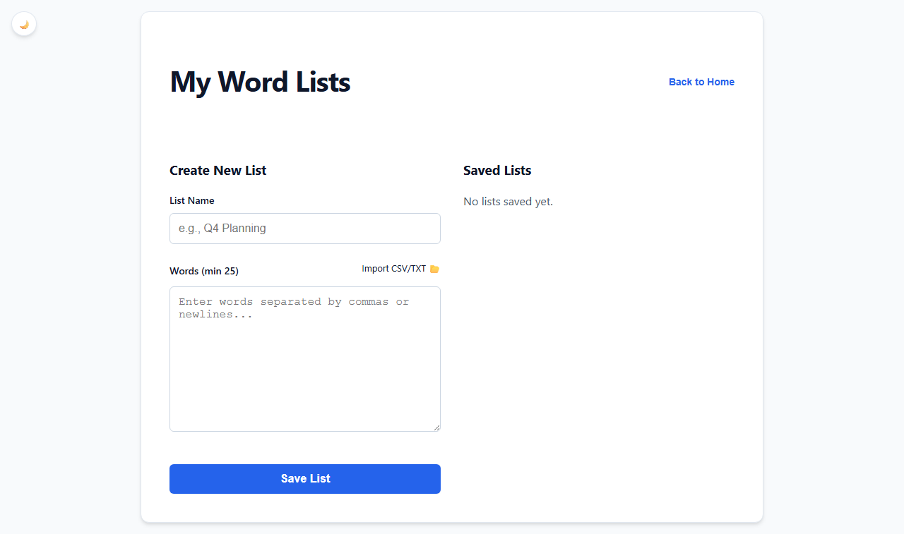 Buzzword Bingo gallery image