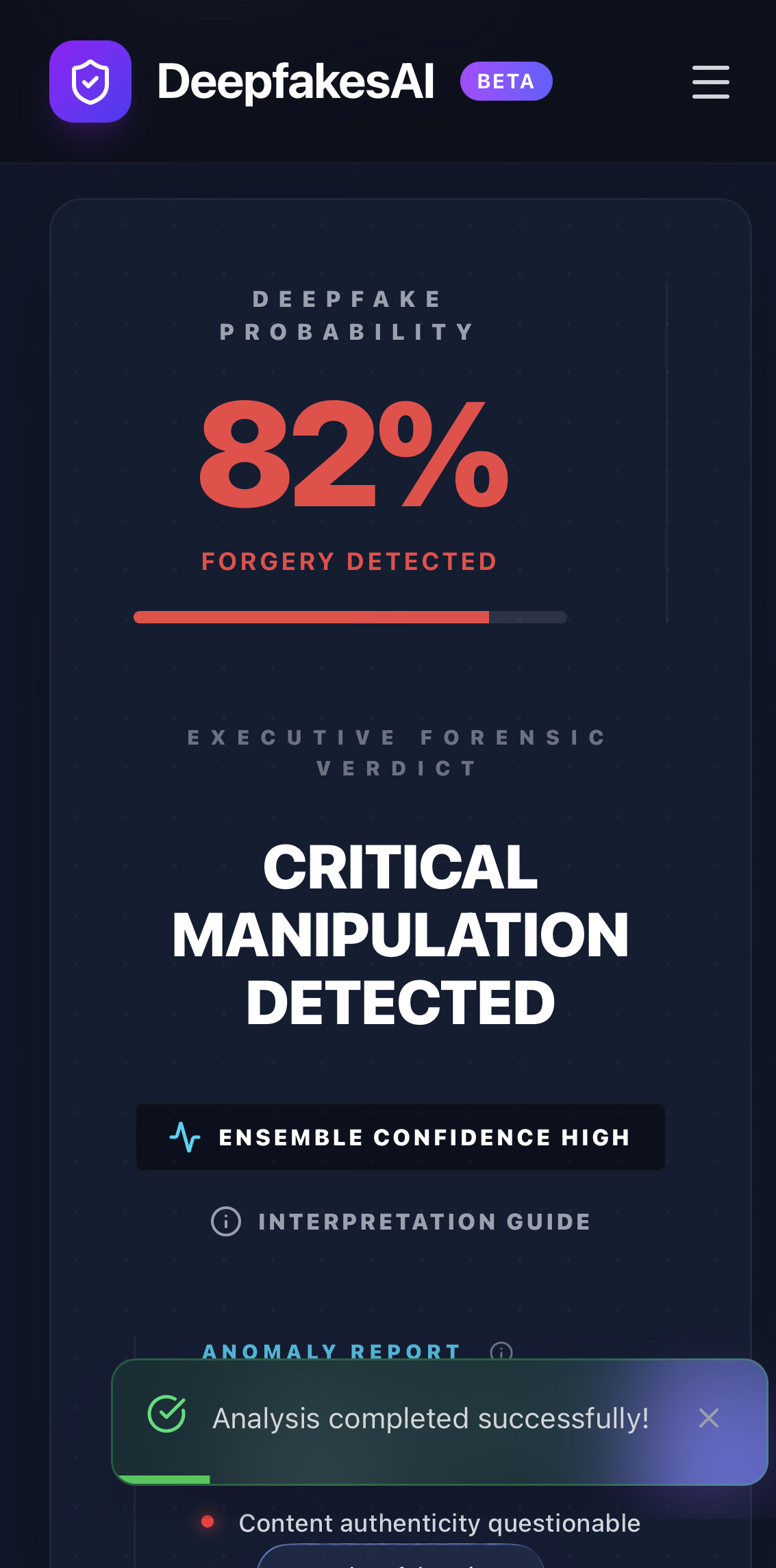 DeepfakesAI – Can You Spot the Fake? gallery image