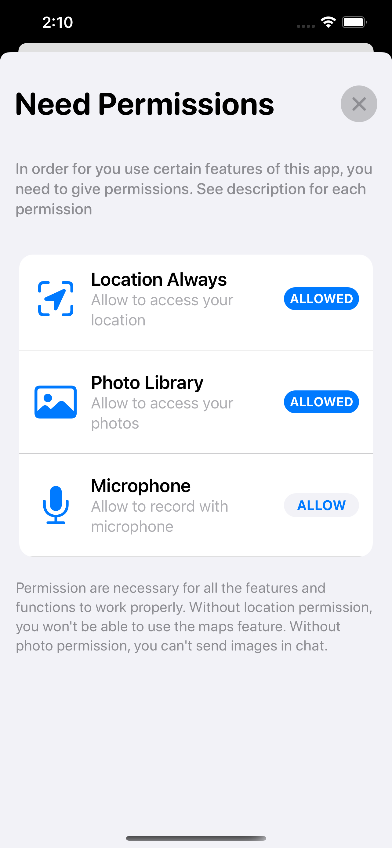 PermissionsSwiftUI gallery image