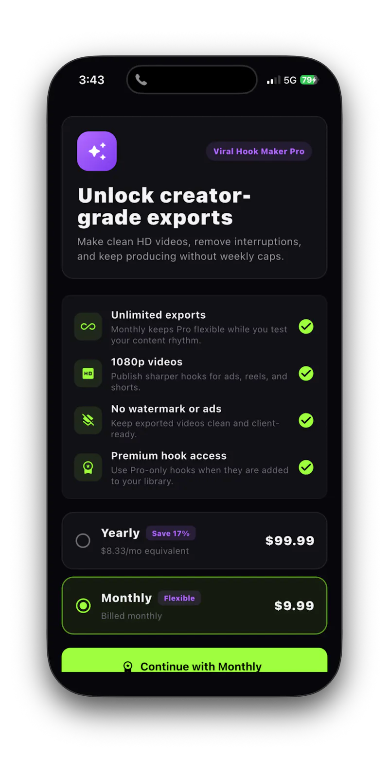 Viral Hook Maker screenshot 7
