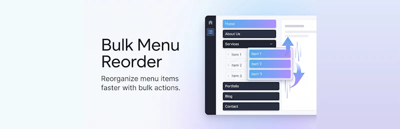 Bulk Menu Reorder screenshot 1