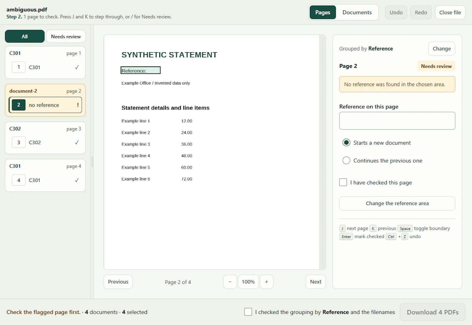 PDF Batch Desk screenshot 1