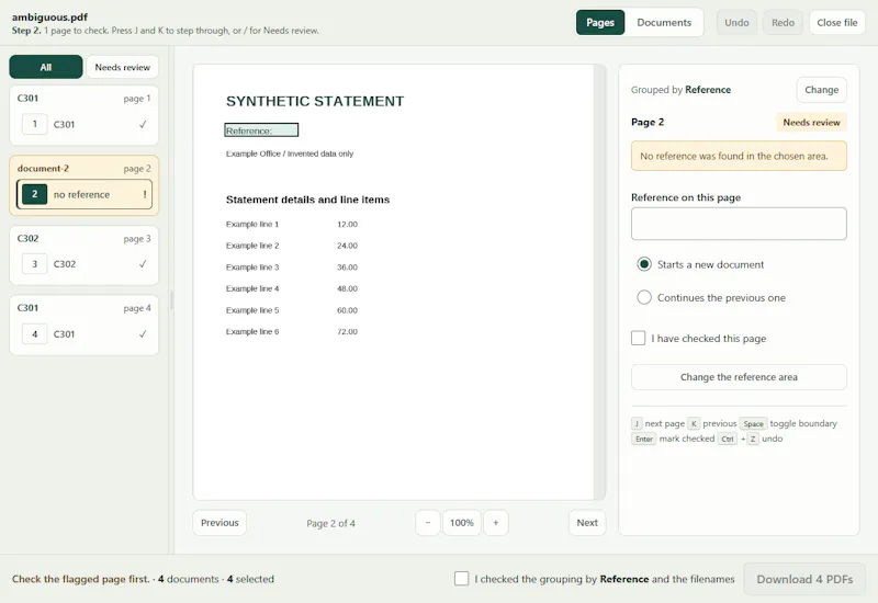 PDF Batch Desk screenshot 1