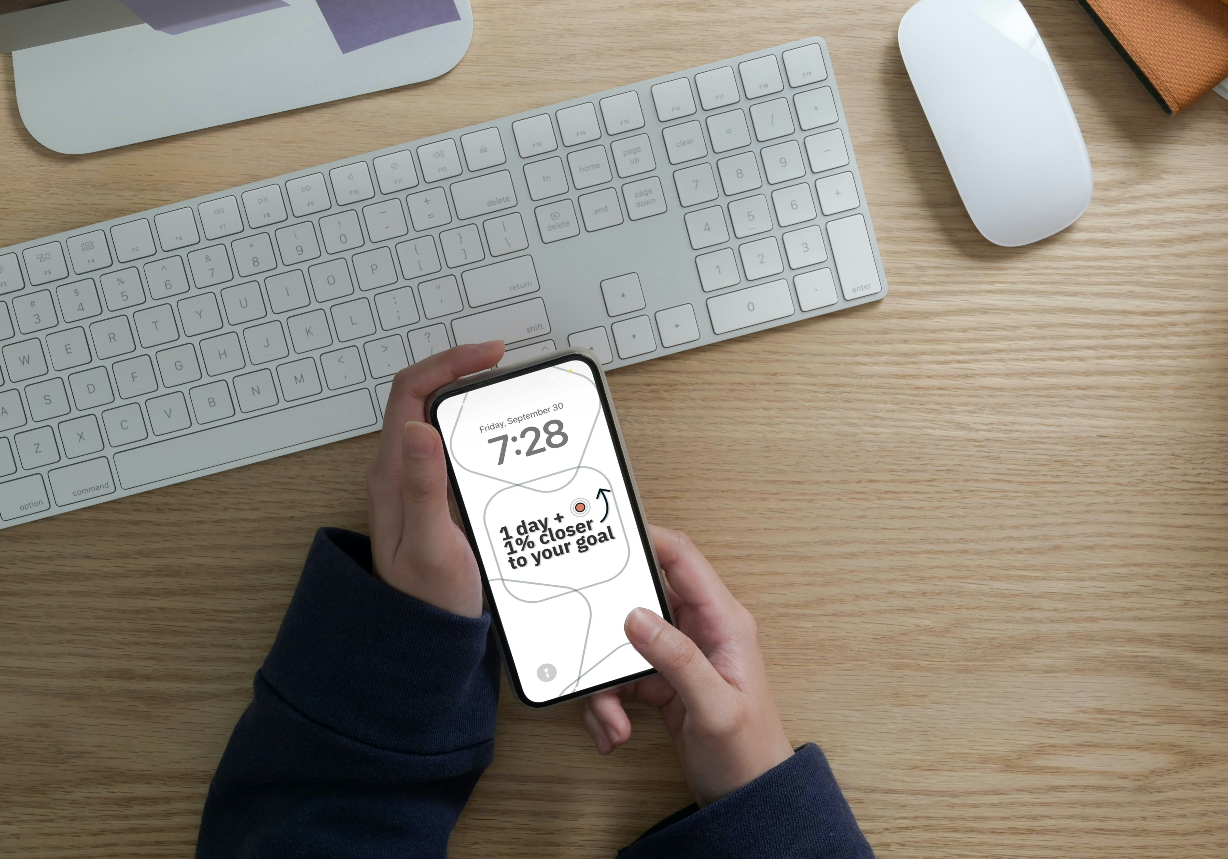 El paquete de papel tapiz de teléfono productivo media 8