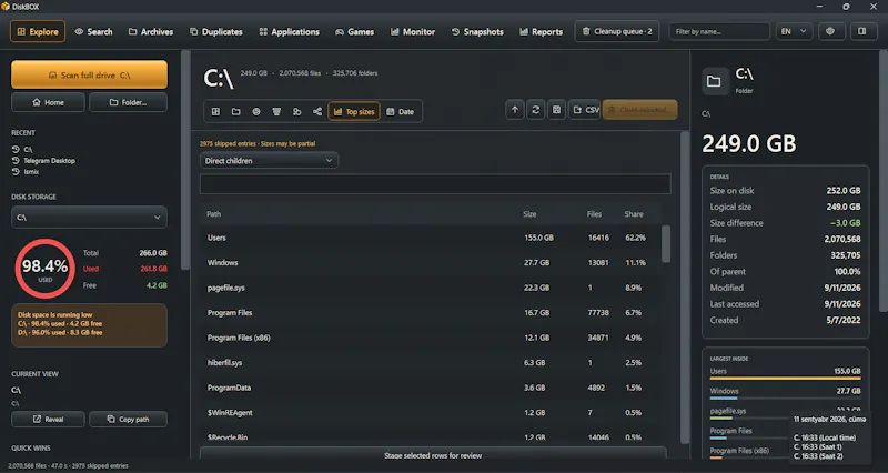 DiskBOX screenshot 7