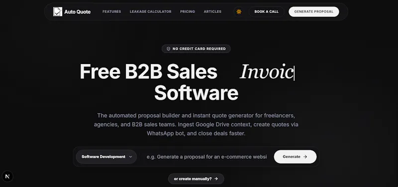 AutoQuote screenshot 1