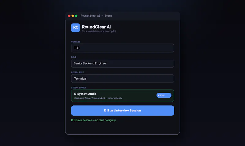 RoundclearAI screenshot 1