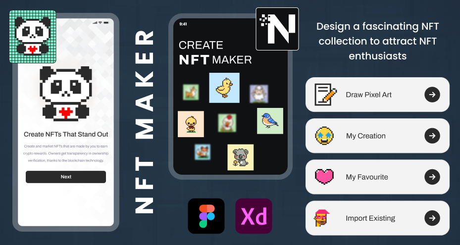 Kit de interfaz de usuario de la aplicación NFT
