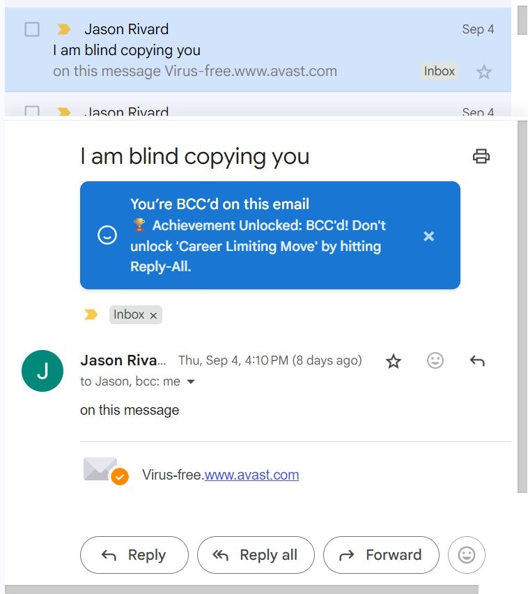 BCCRO - Bir daha asla yanlışlıkla bir BCC iş parçacığına cevap vermeyin medya 4