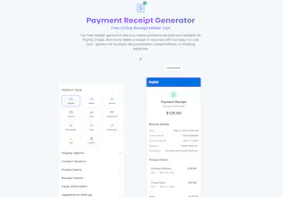 Payment Receipt Generator gallery image