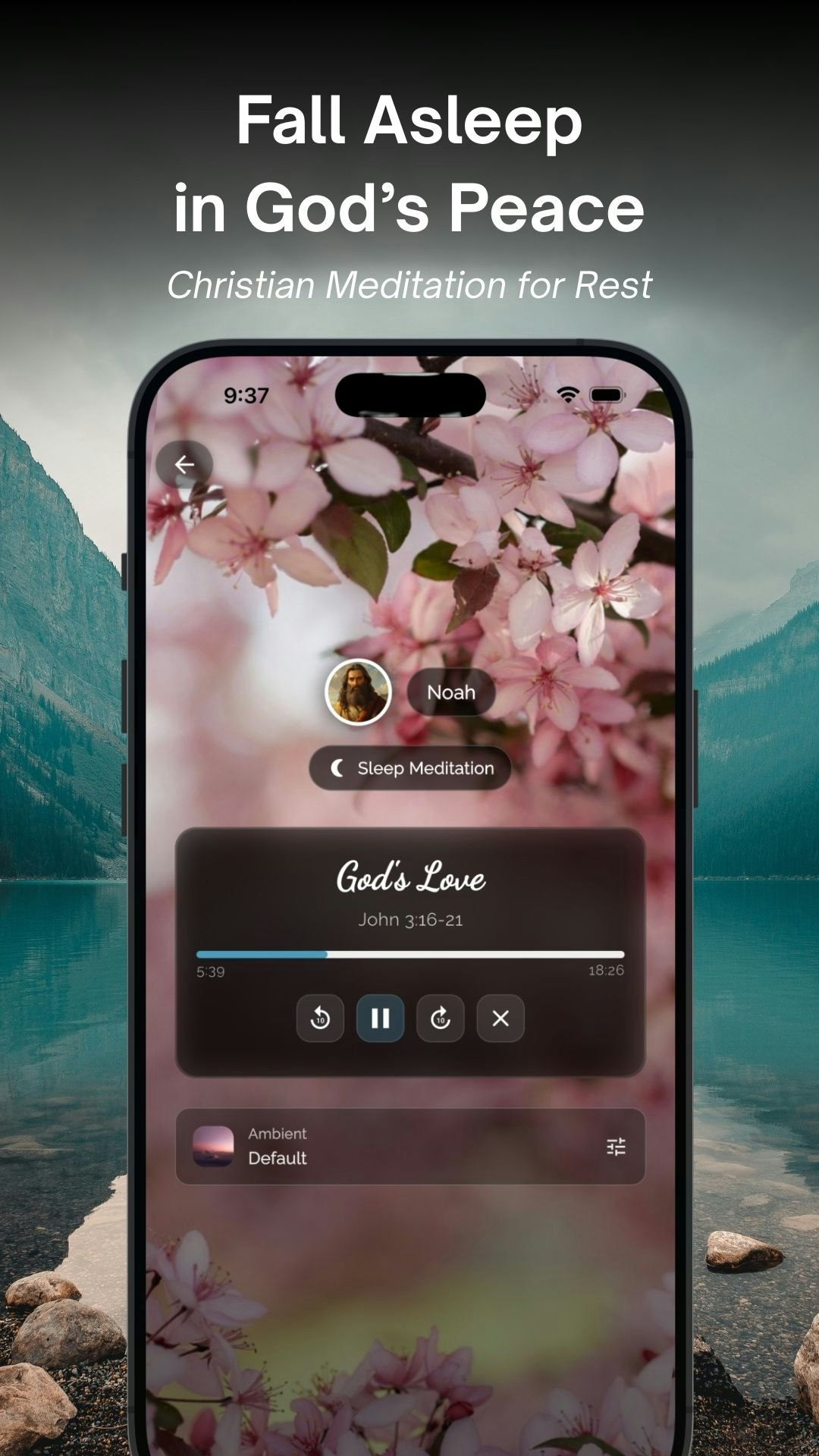 Edenify-Bible Sleep Meditation - Screenshot 5 showing product features and functionality
