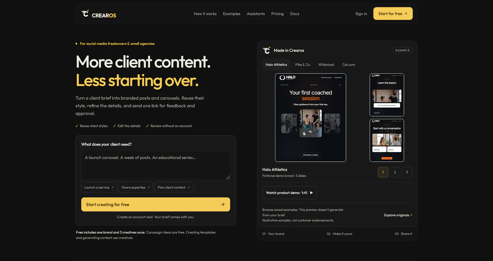 Crearos screenshot 2