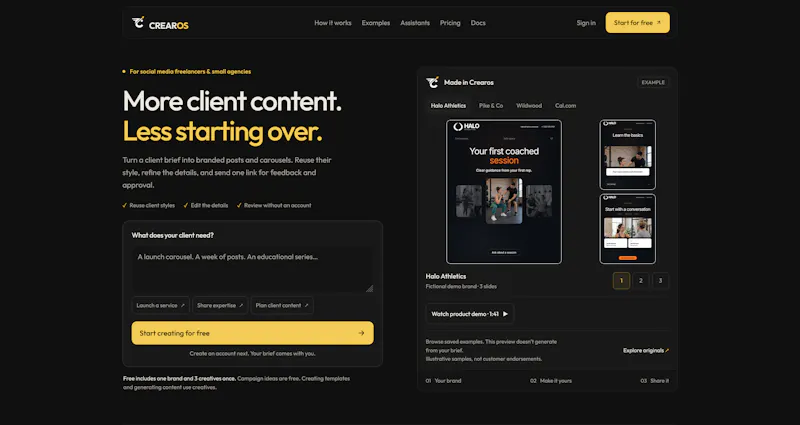Crearos screenshot 2