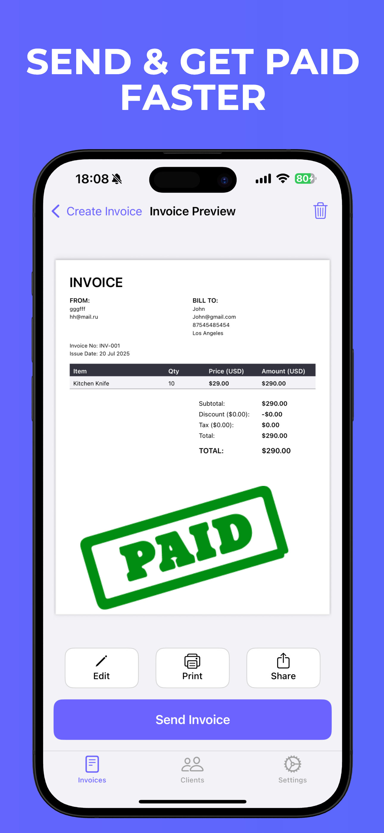 Easy Invoices gallery image