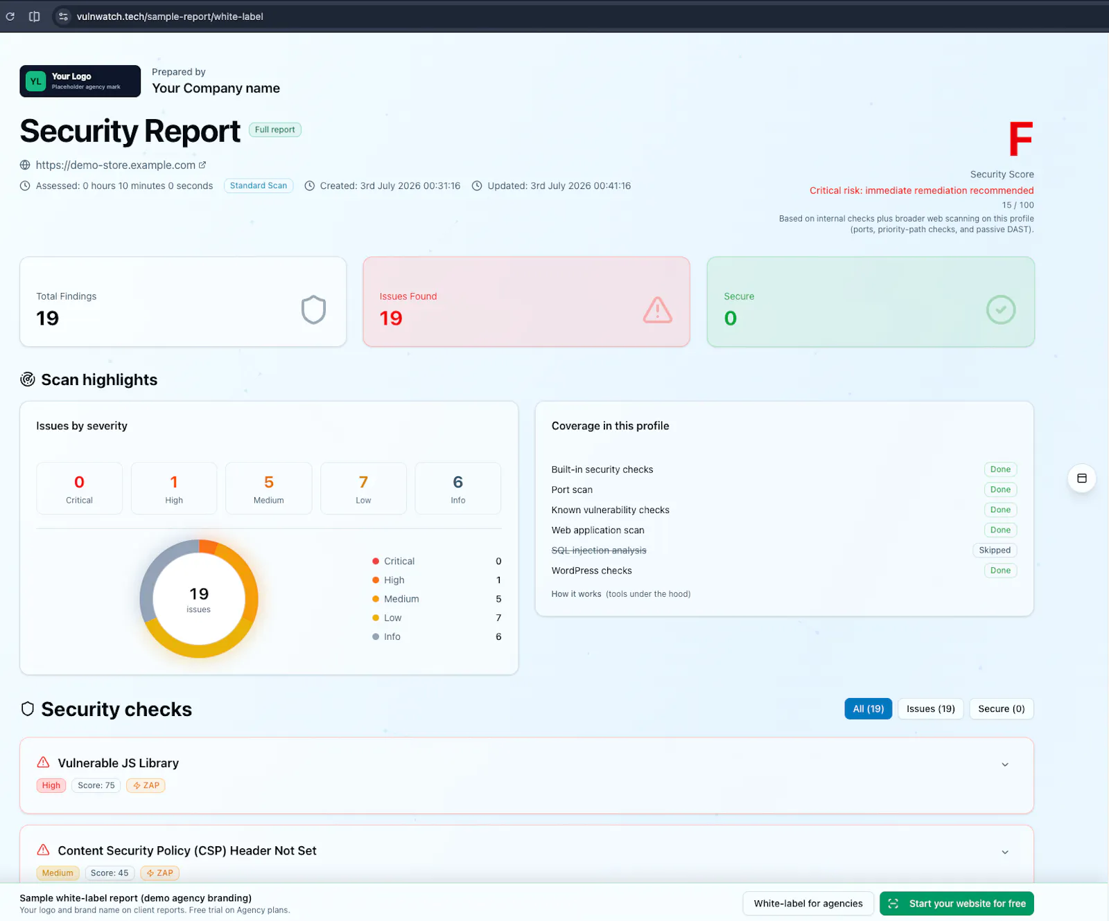 VulnWatch Agency screenshot 3