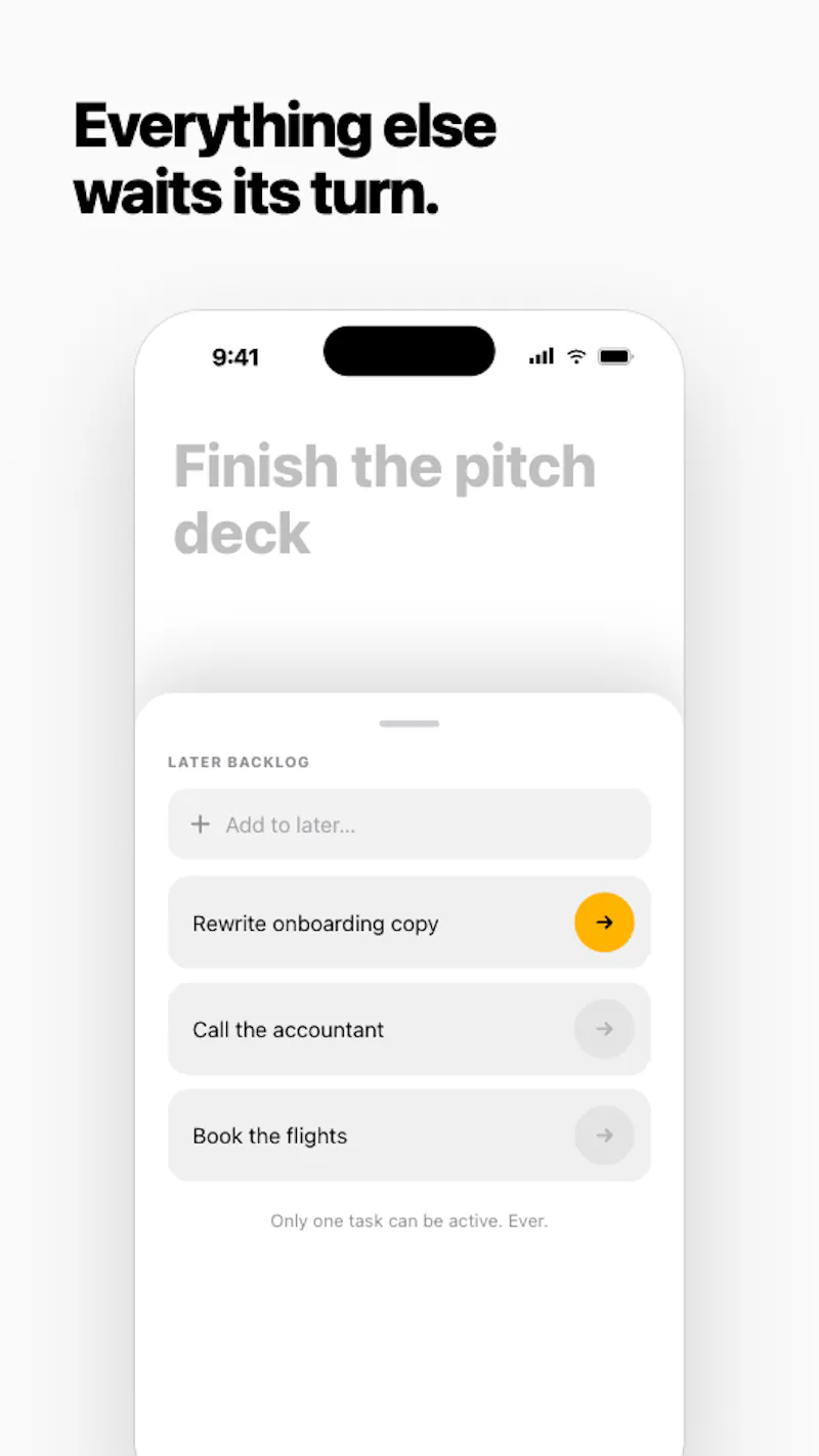 Monotask screenshot 3