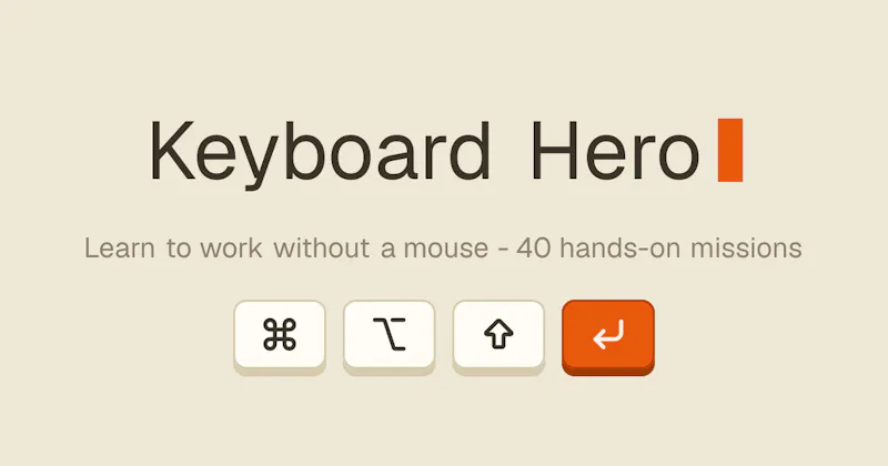 Keyboard Hero screenshot 1