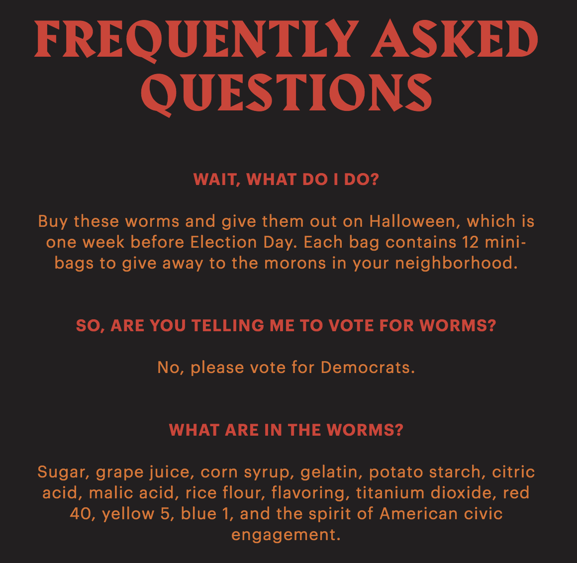 Vote Worms by Cards Against Humanity gallery image